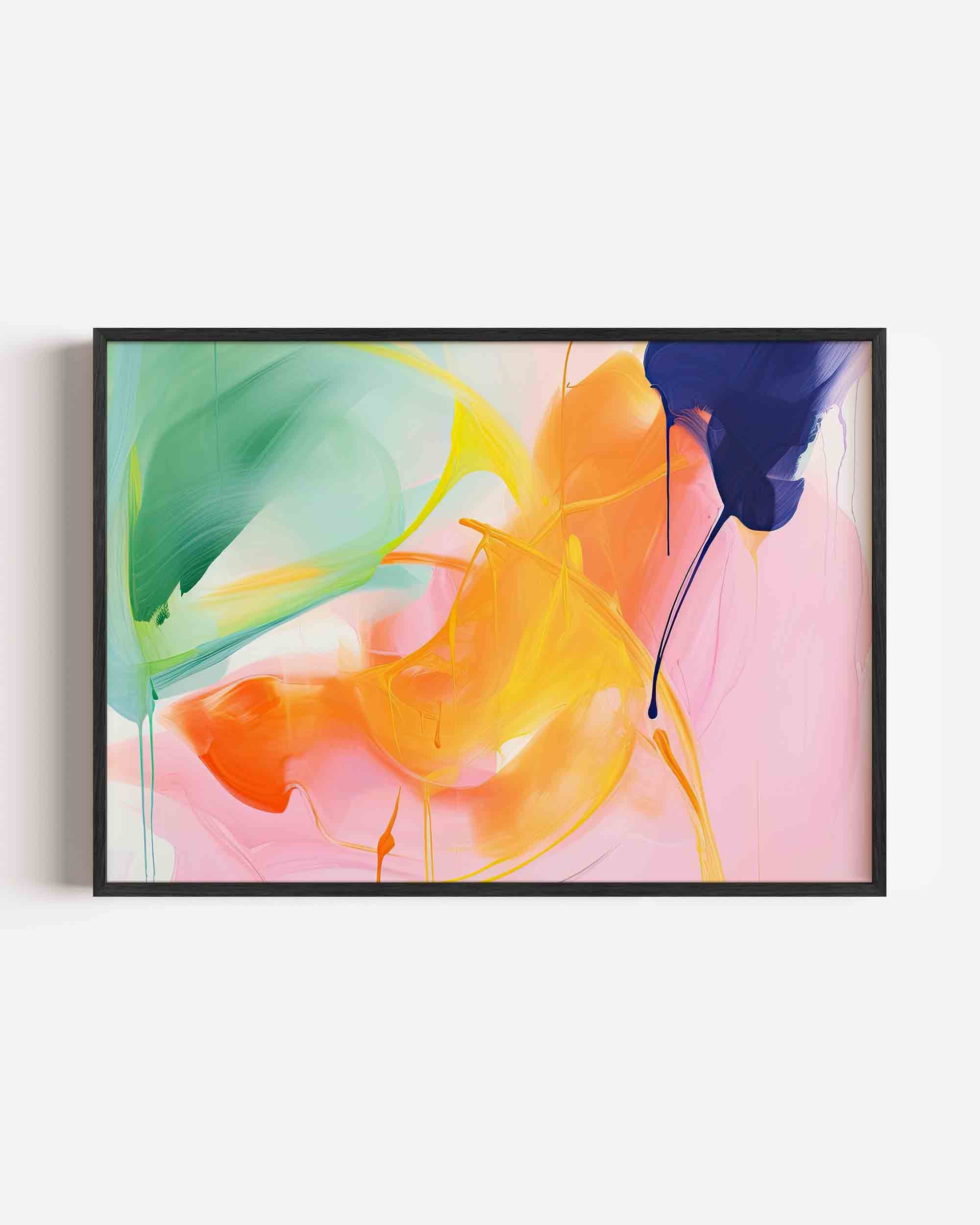 Abstracte kleurrijke vormen Poster