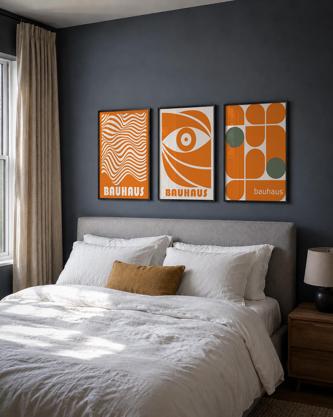 Golvend lijnenspel Posterset