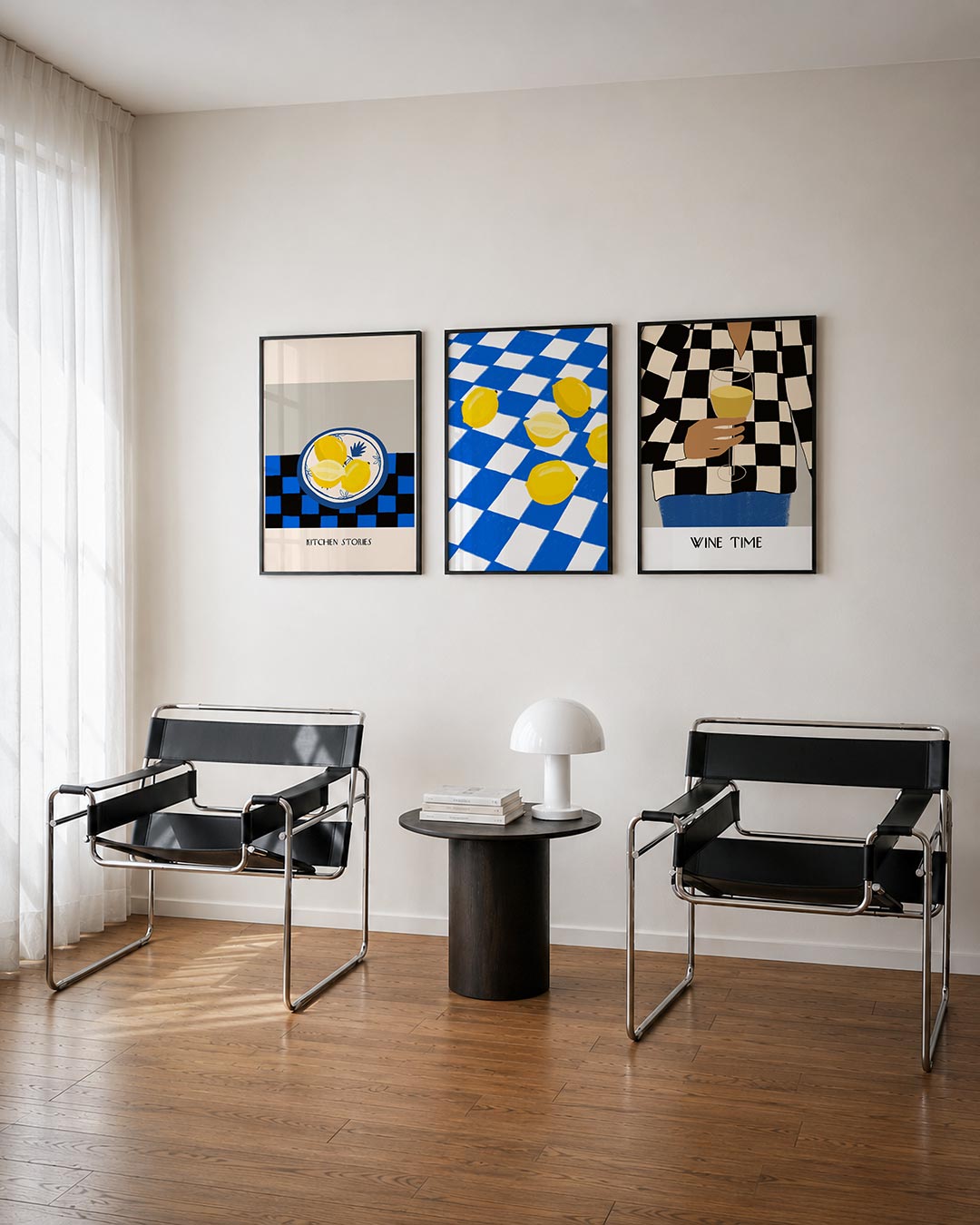 Vrolijke citroenen Posterset