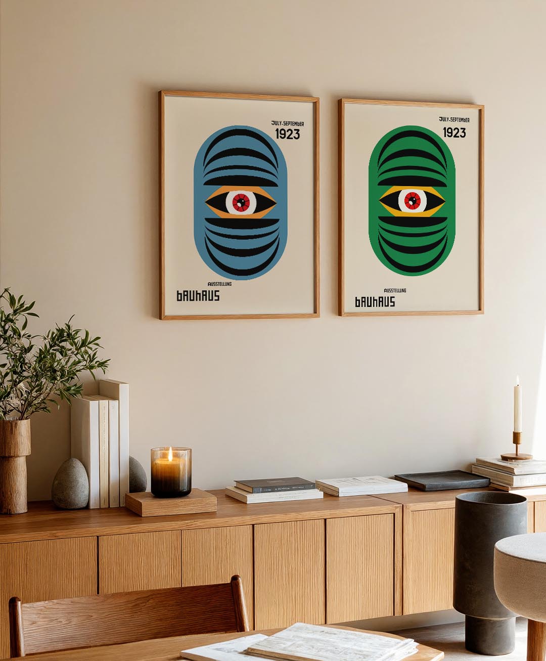 Oog en lijnen Posterset