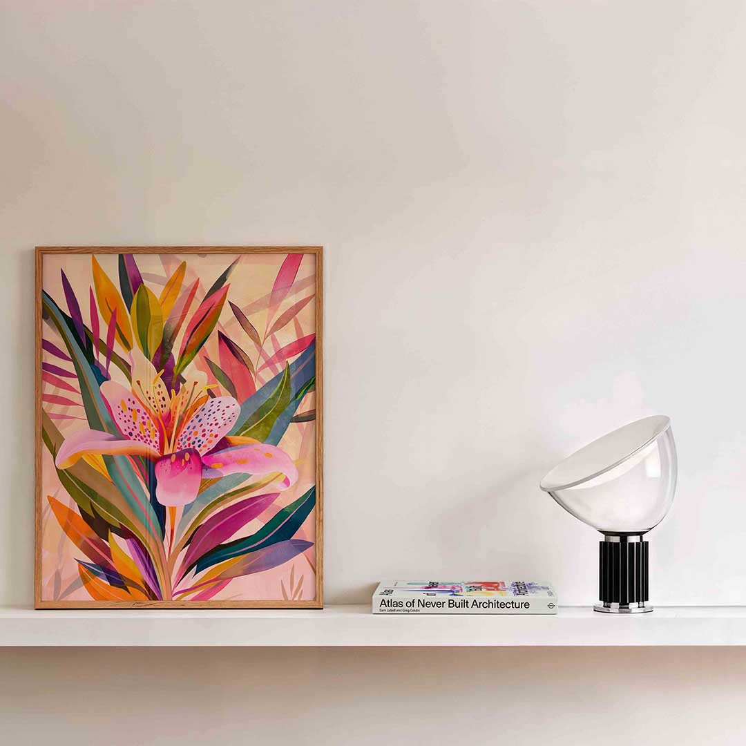 Bloemen en bladeren Poster