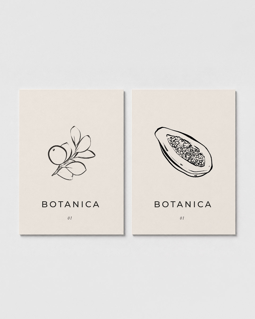 Natuurlijke eenvoud Posterset