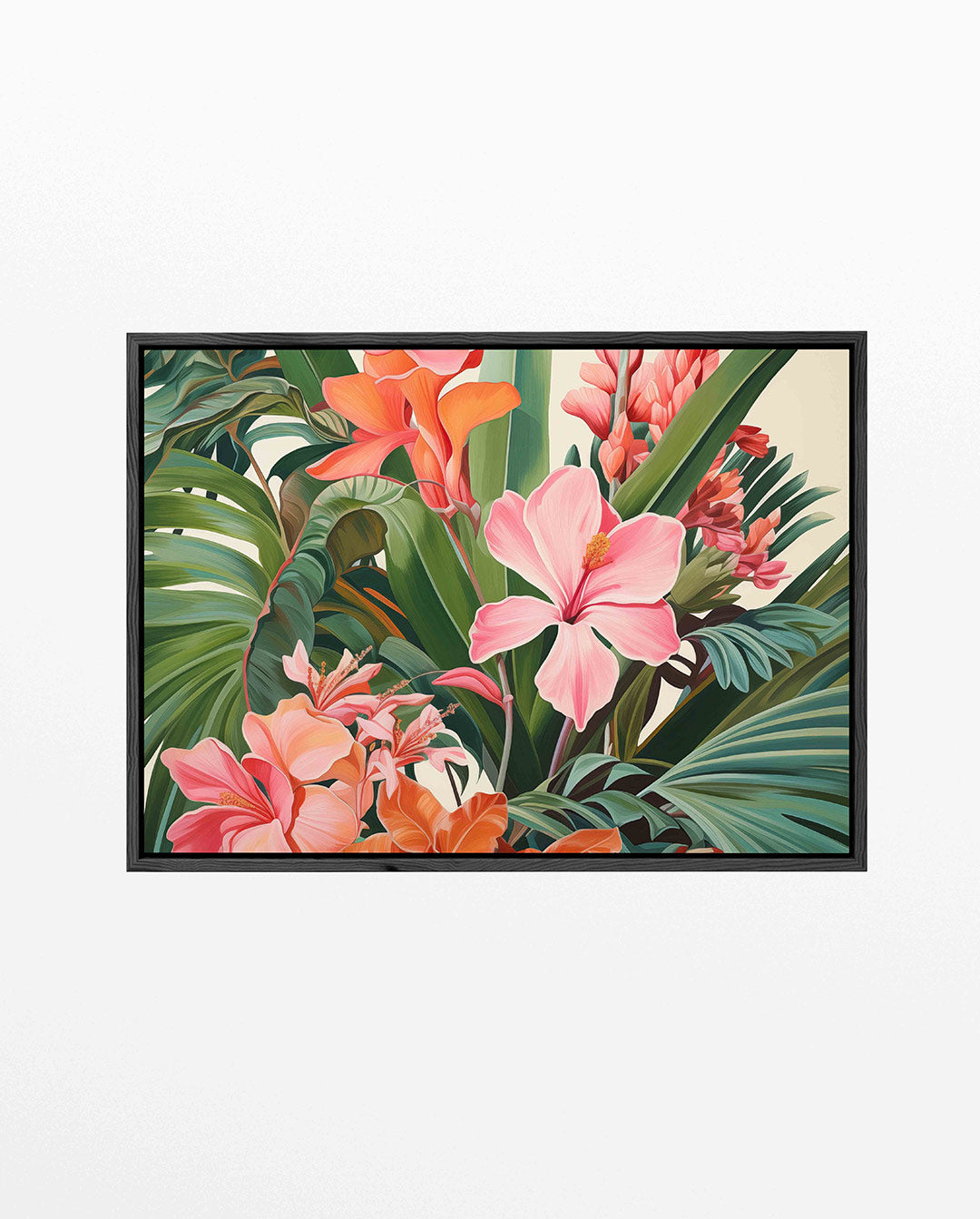 Tropische bloemenpracht Kunstwerk