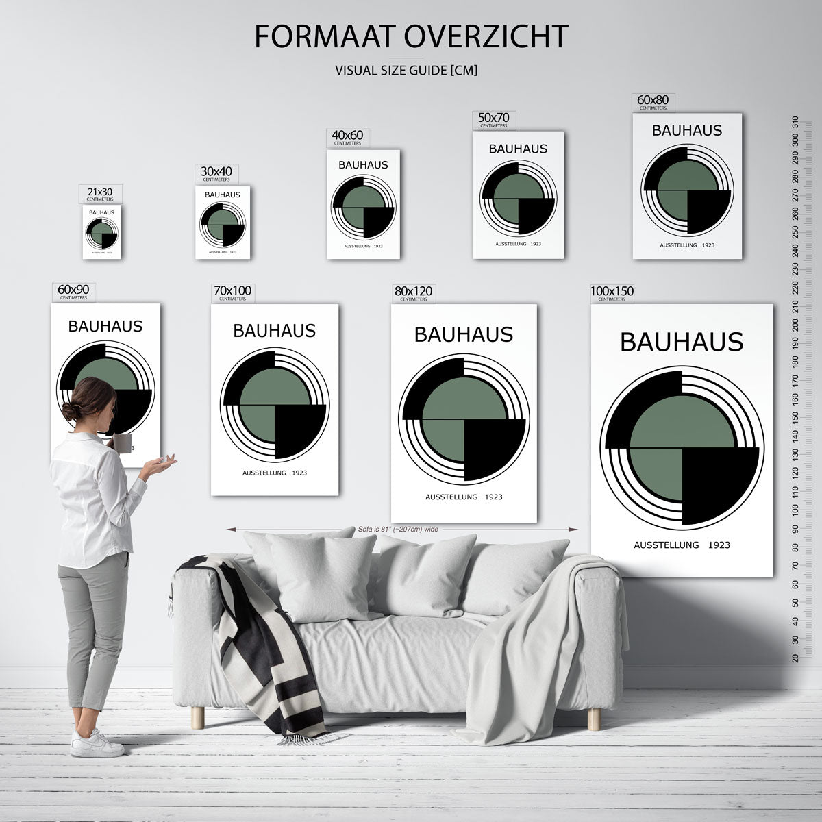 Cirkelstructuur Poster