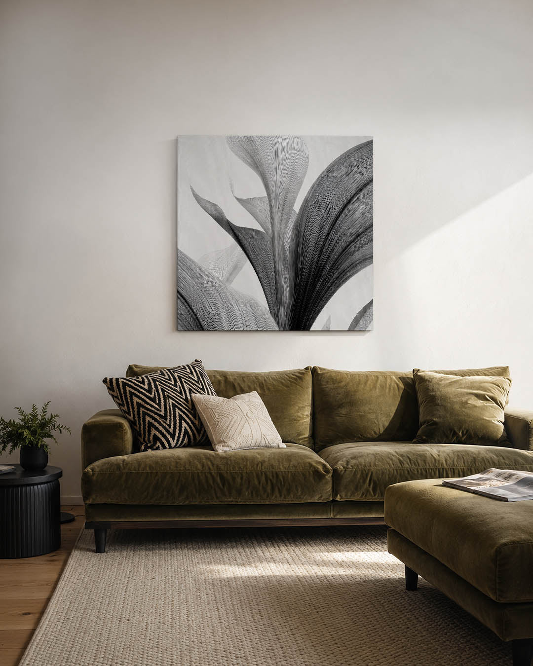Organische lijnvormen Kunstwerk