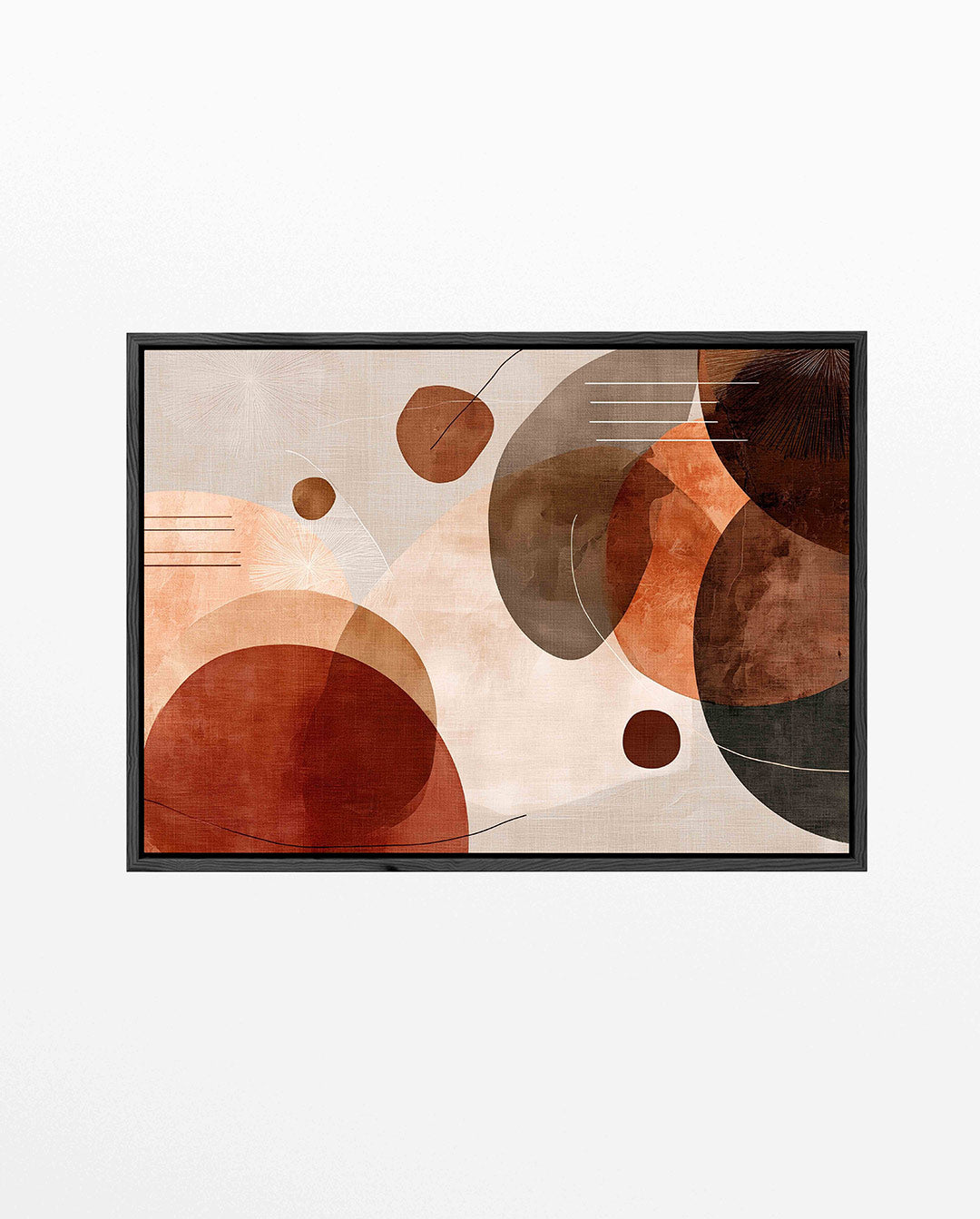 Organische vormen compositie Kunstwerk