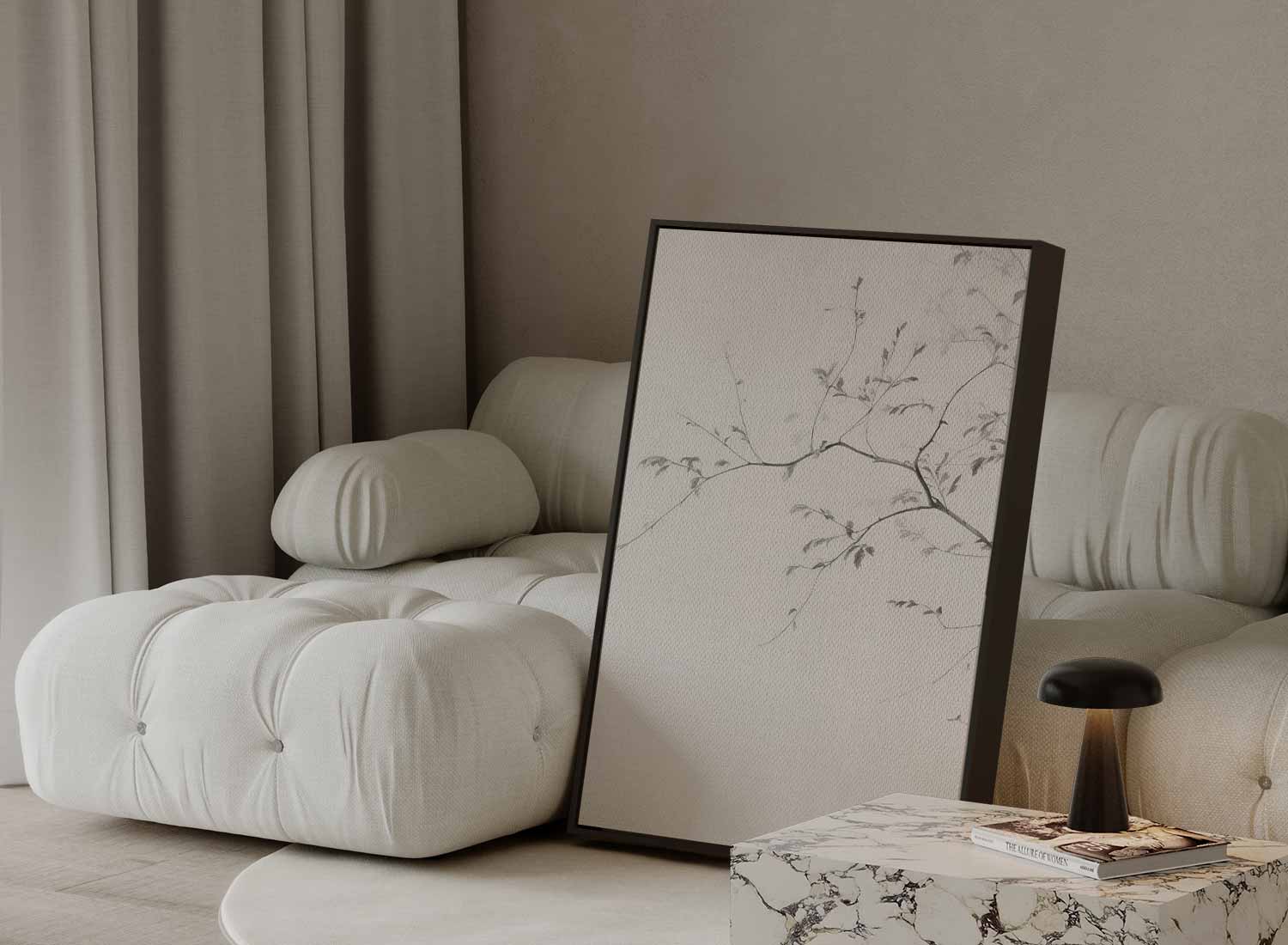 Minimalistische Taktekening Kunstwerk-canvas-dibond-plexiglas-wanddecoratie-WallArtistic
