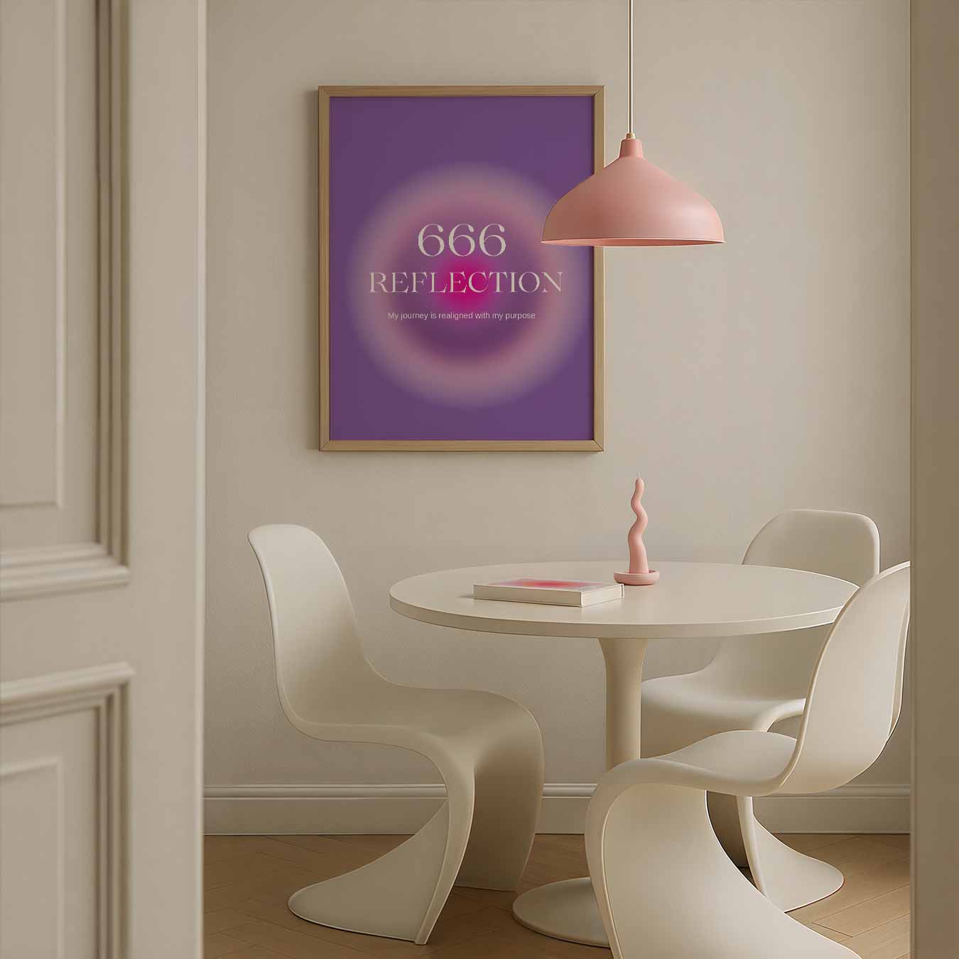 Inspirerende Reflectie Poster-WallArtistic