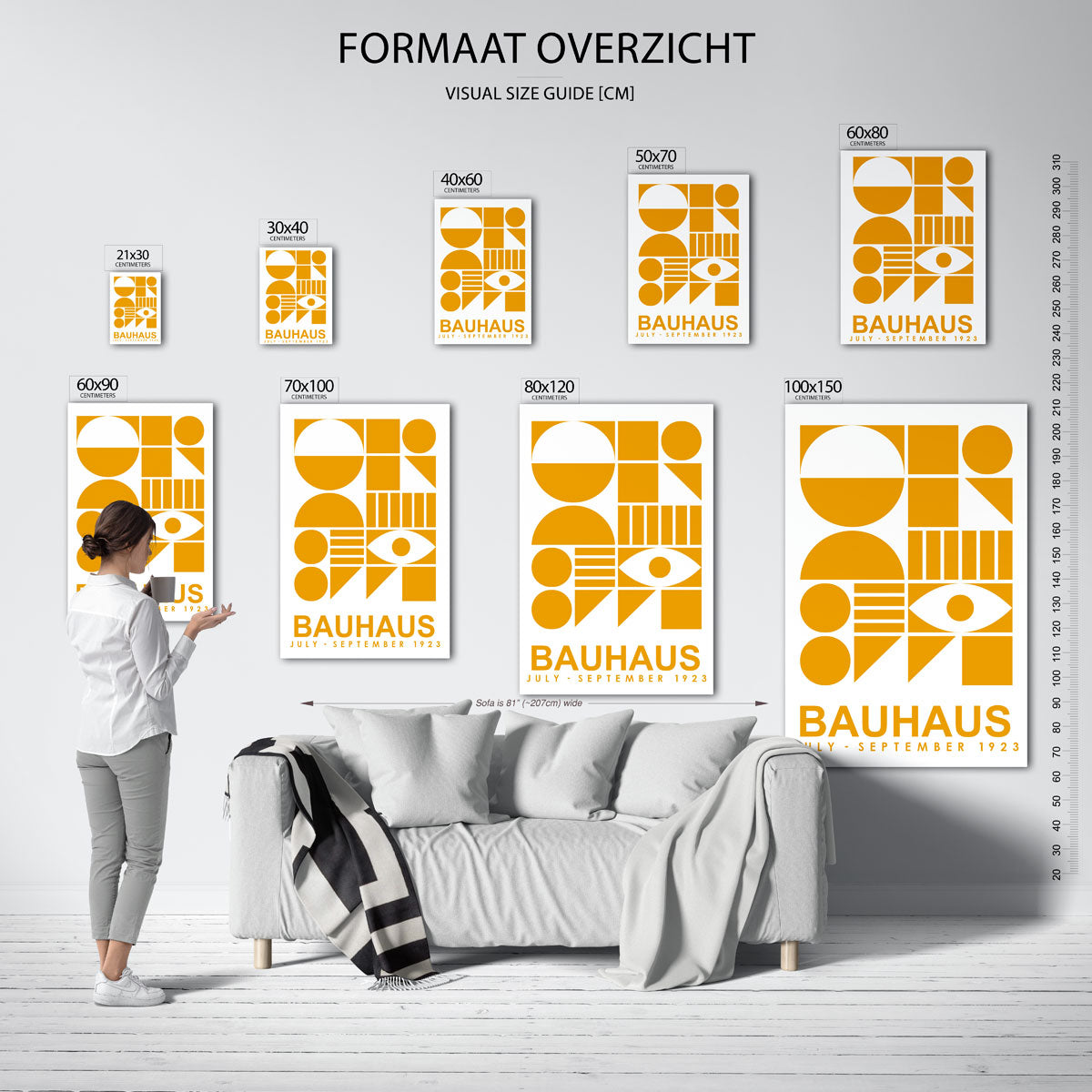 Vormen en vlakken Poster