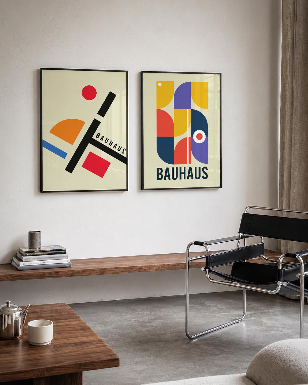 Vormen en kleurvlakken Posterset