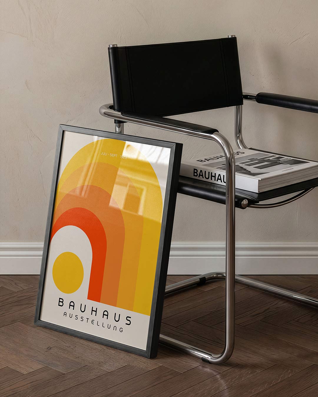 Kleurvlakken en bogen Poster