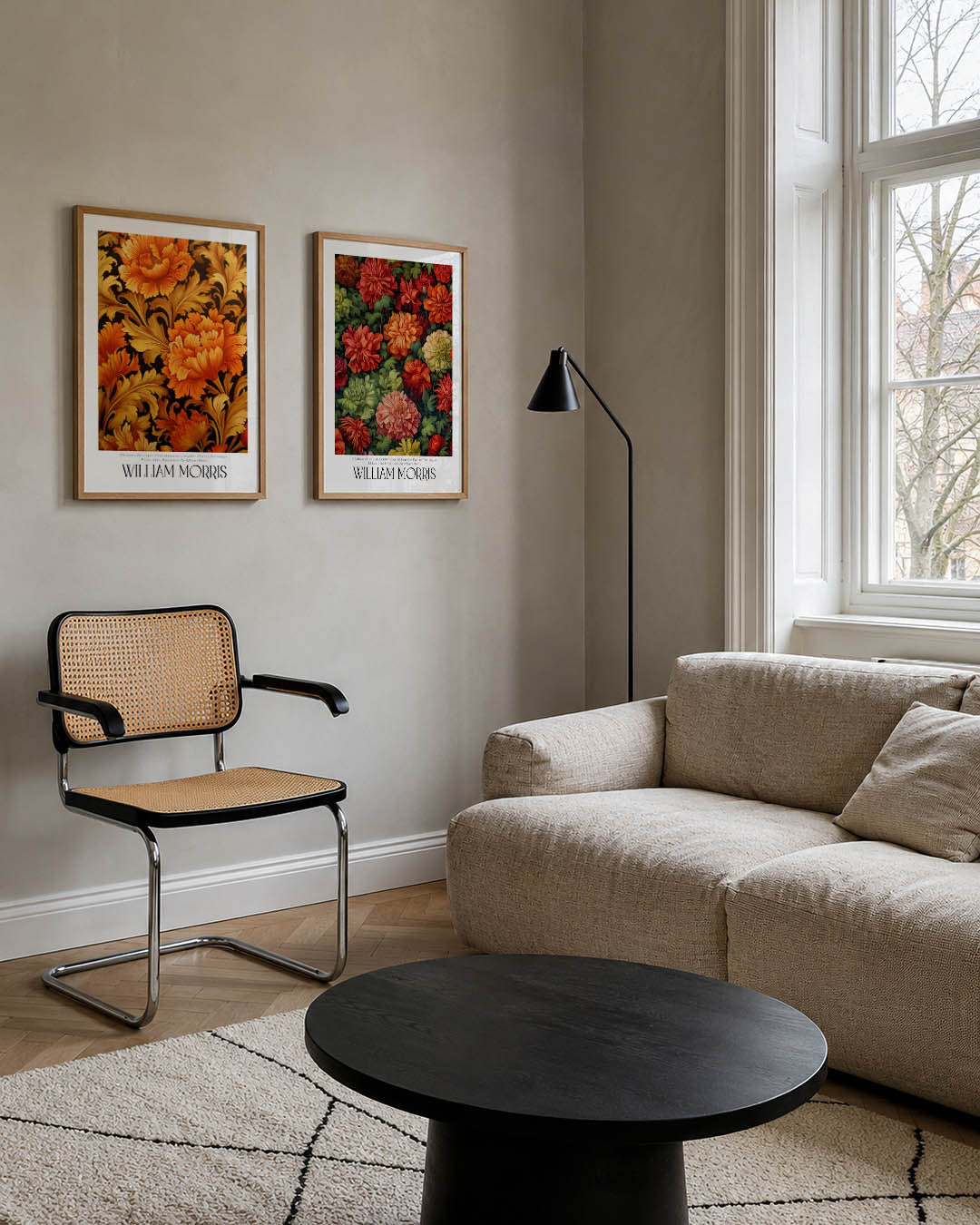 Bloemrijke vormen Posterset