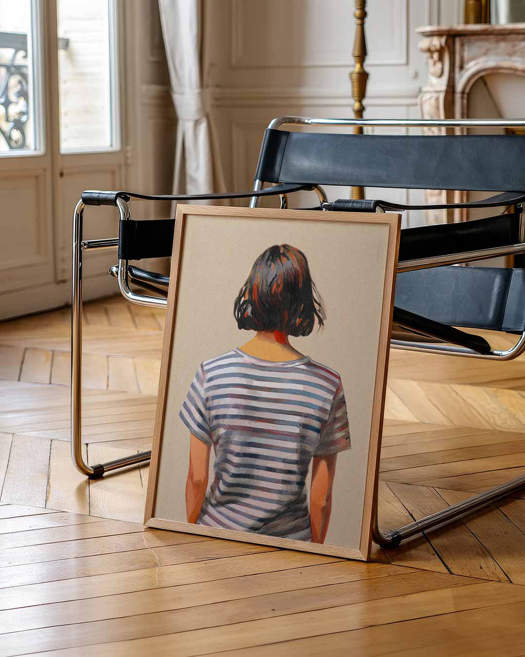 Strepen en Stijl Poster-WallArtistic