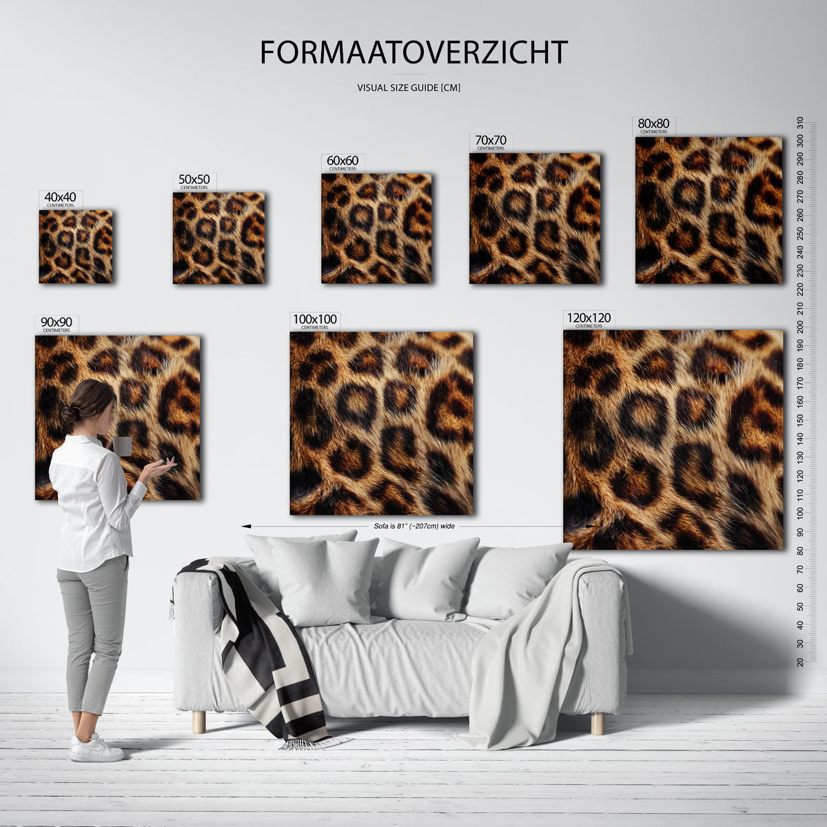 Luipaardprint Poster