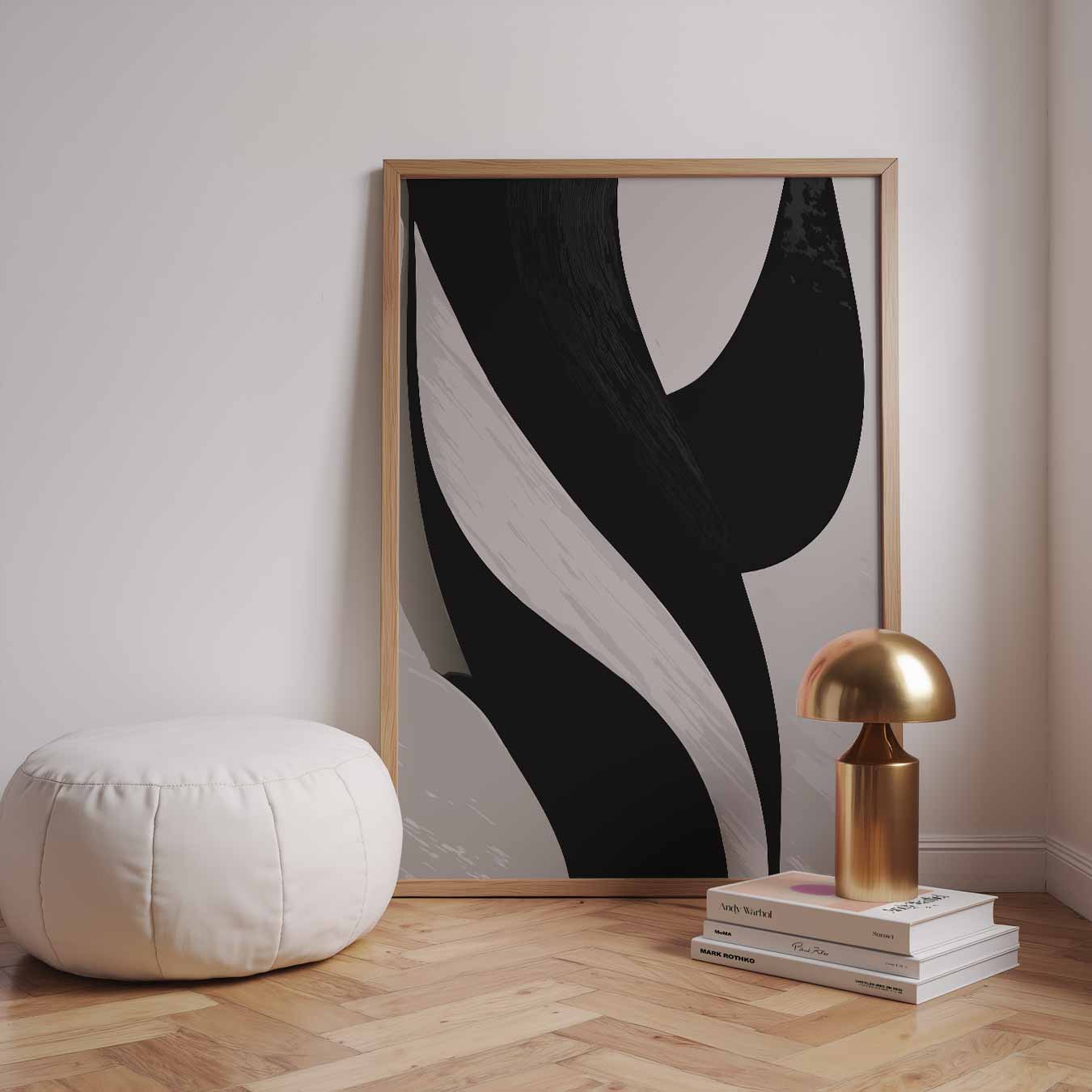 Stijlvolle Abstracte Kunstposter-WallArtistic