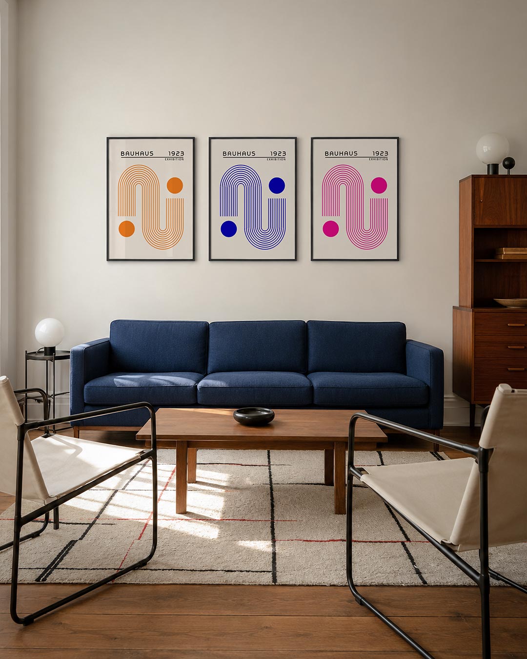 Lijnen en cirkel Posterset