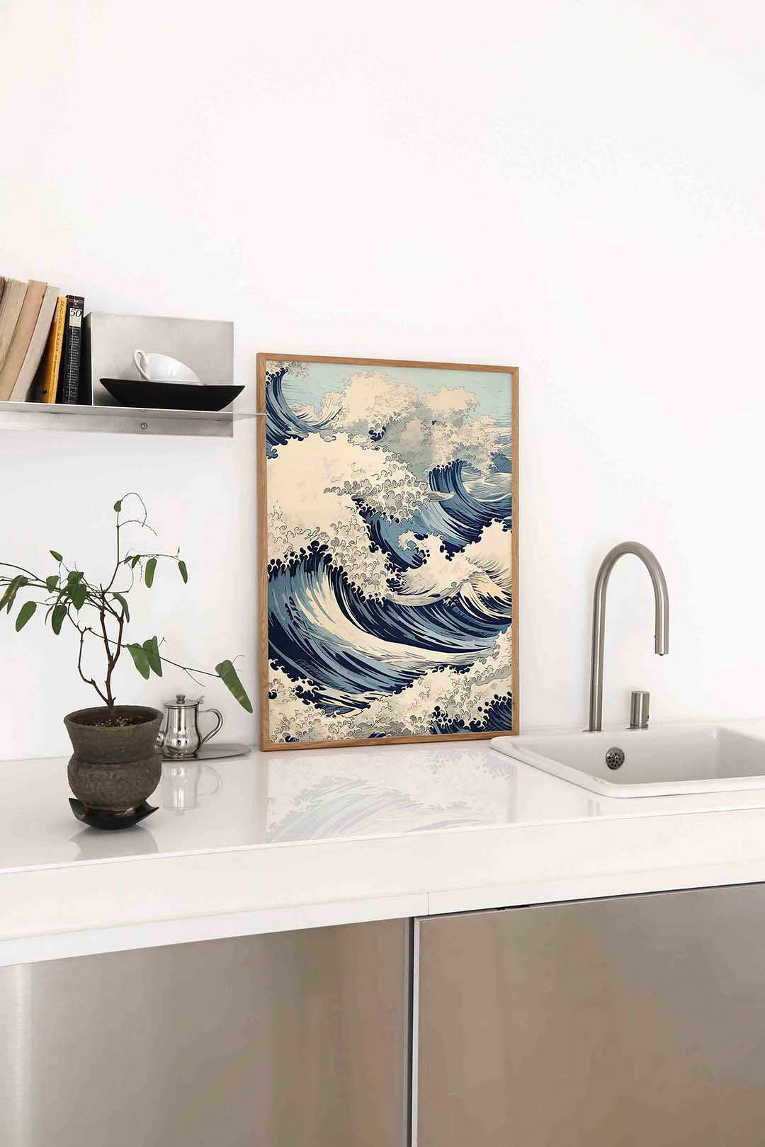 Golven en schuim Poster