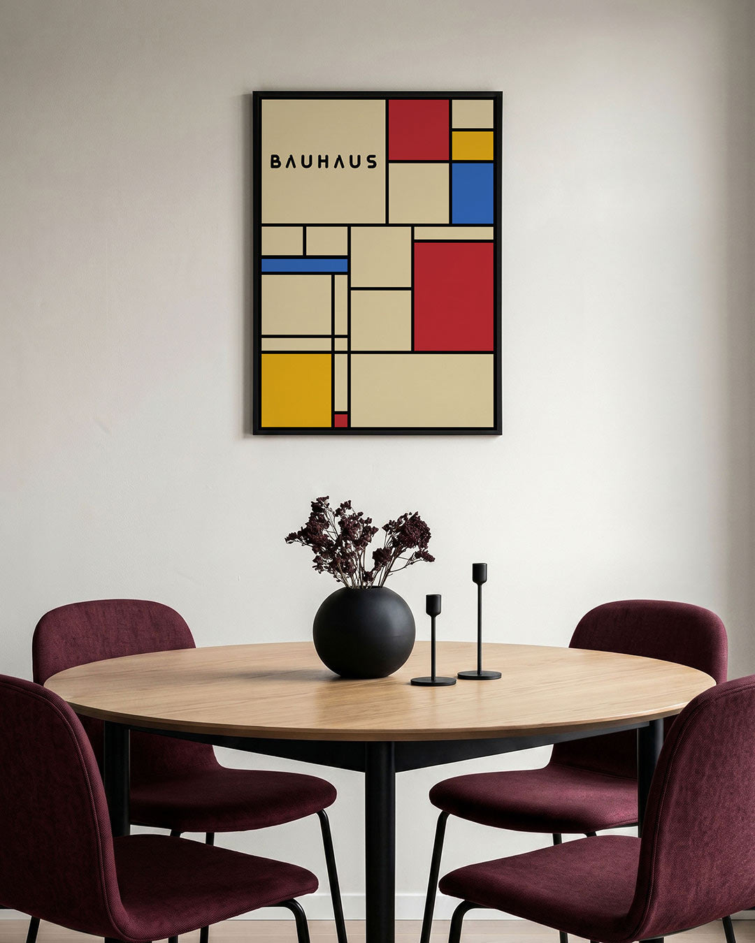Vlakverdeling en kleur Poster
