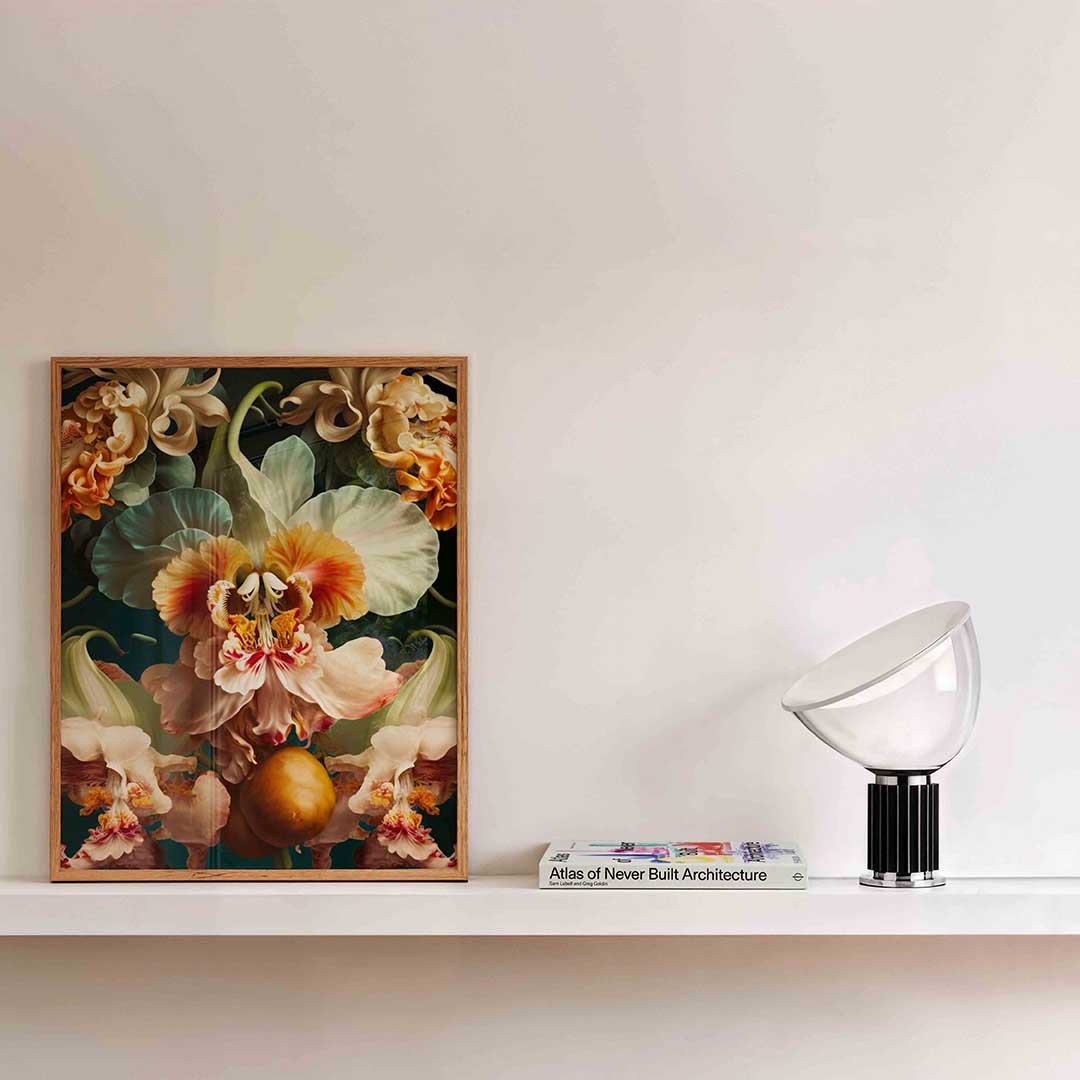 Bloemen en bladeren Poster