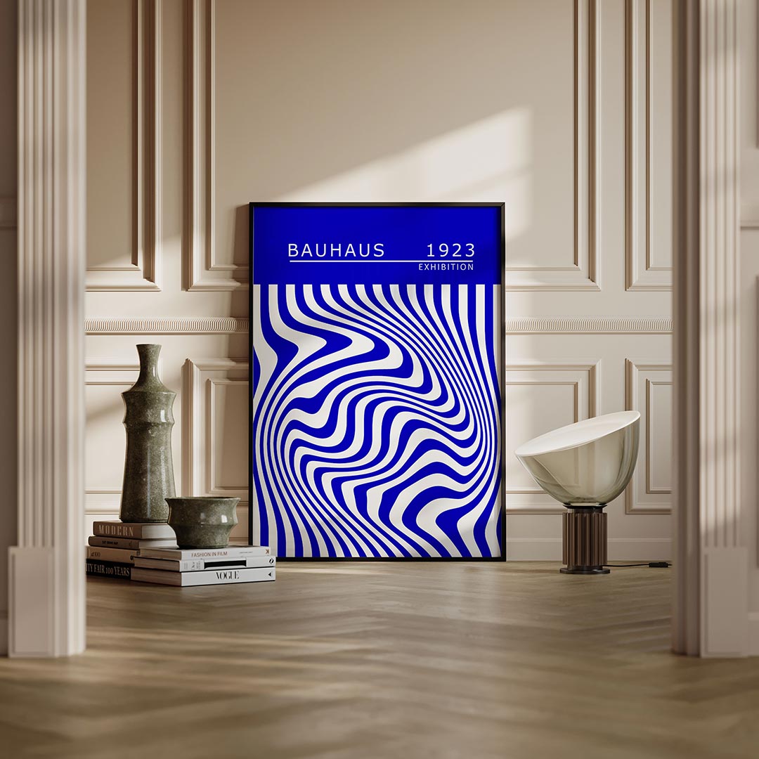 Golvend lijnenspel Poster