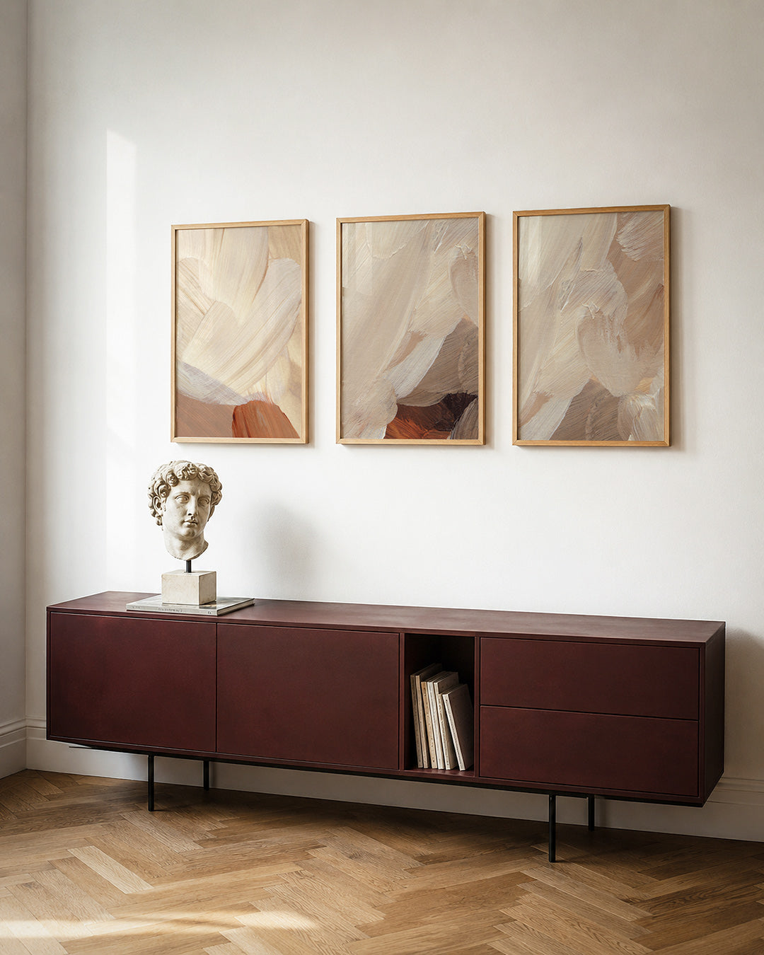 Zachte kleurvlakken Posterset