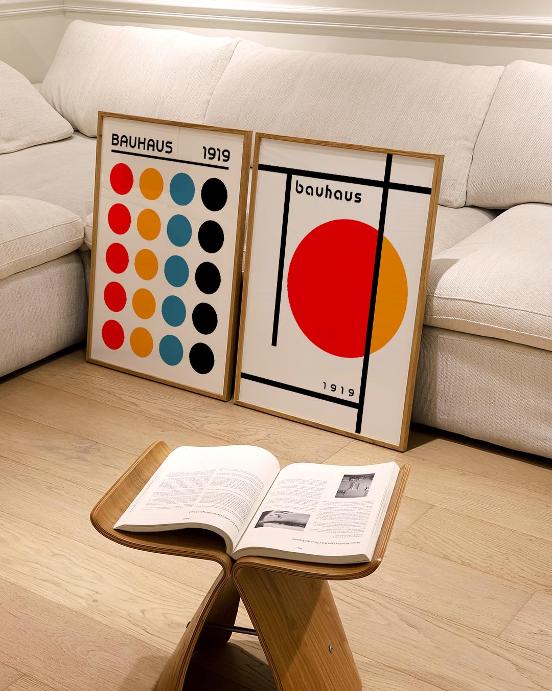 Kleur en lijnenspel Posterset