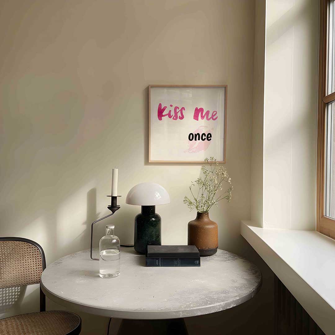 Kiss me once Poster