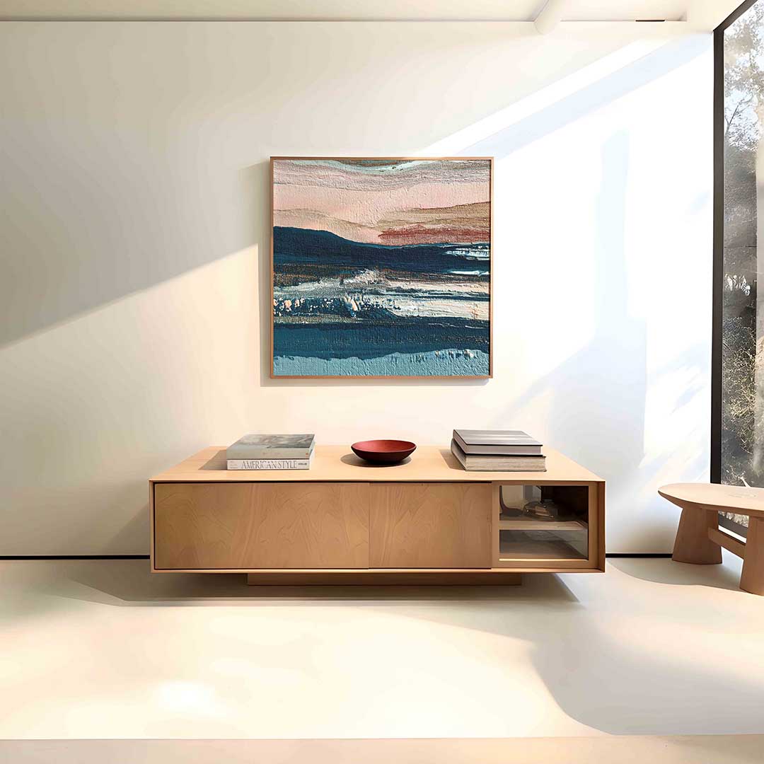 Abstracte lagen Poster