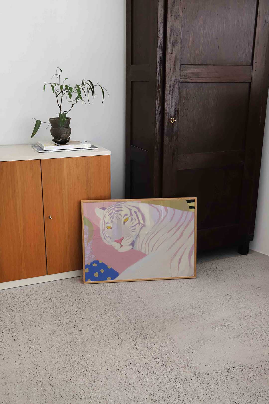Witte tijger Poster