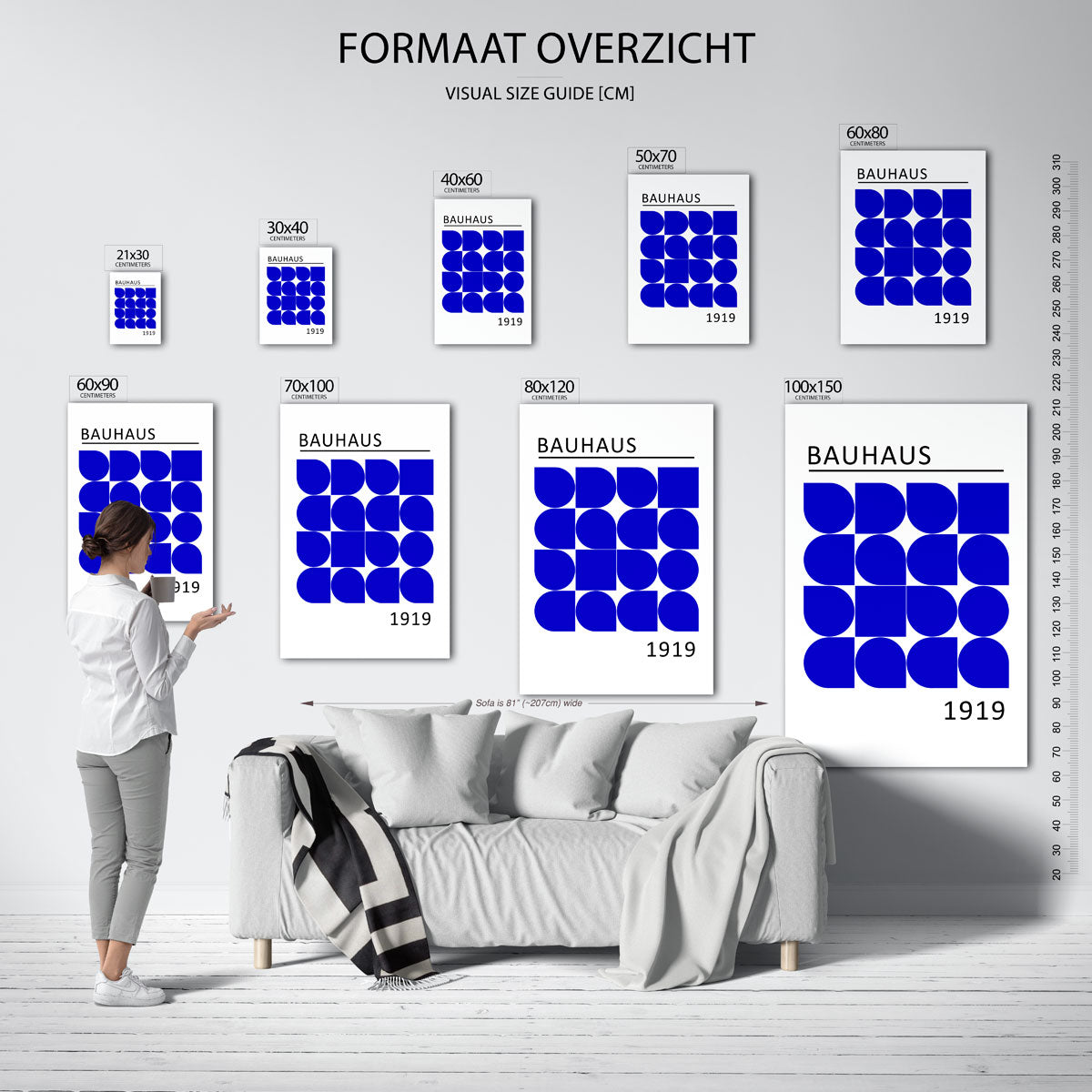 Vormen en vlakken Poster