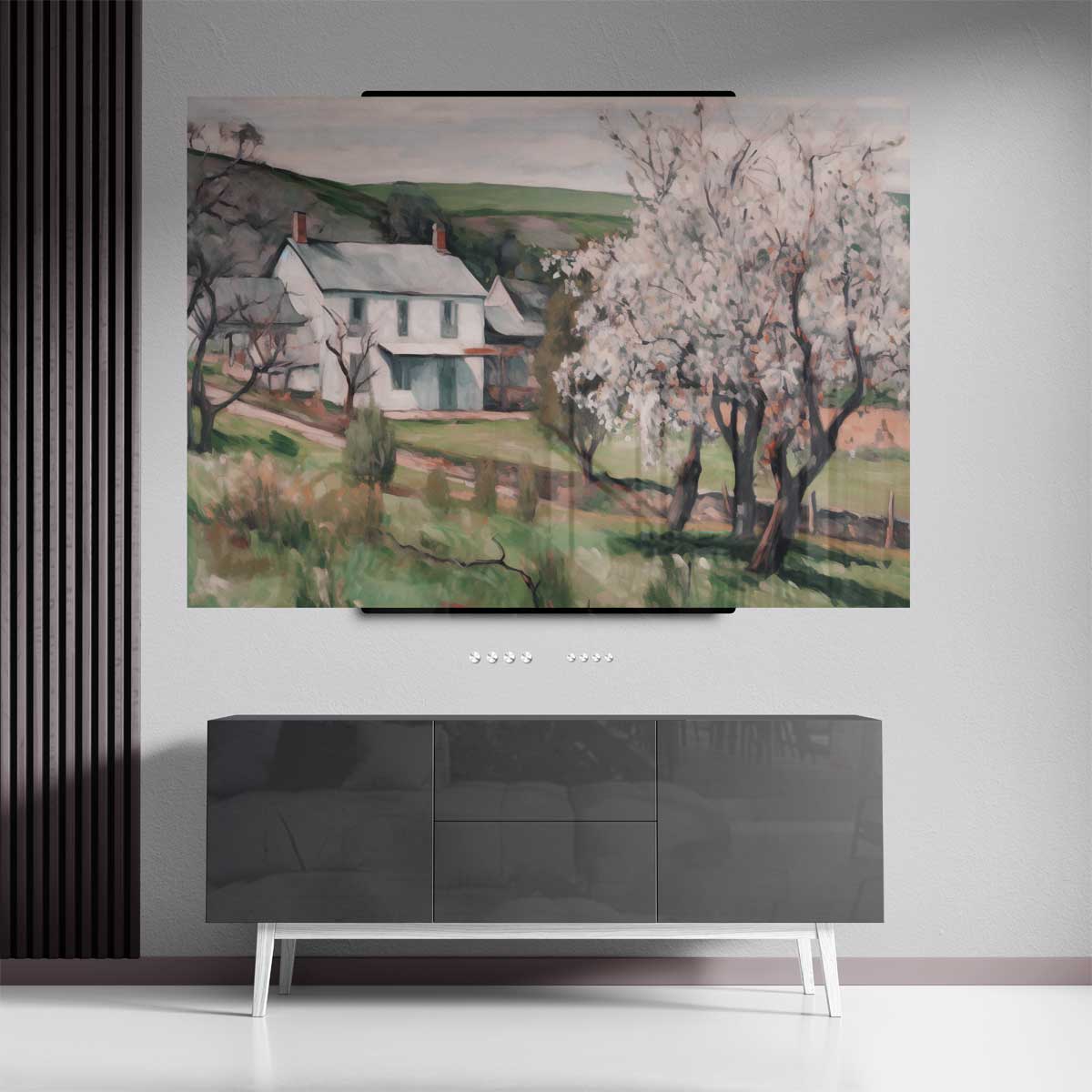 Landelijk Paradijs Kunstwerk-canvas-dibond-plexiglas-wanddecoratie-WallArtistic