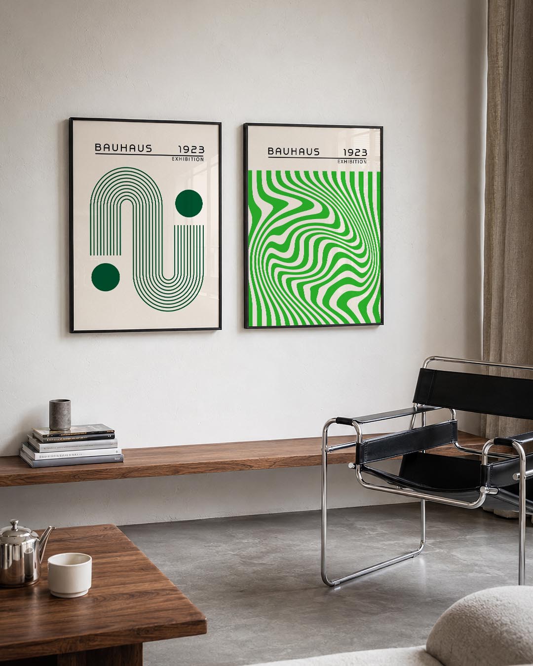 Lijnen en cirkelspel Posterset