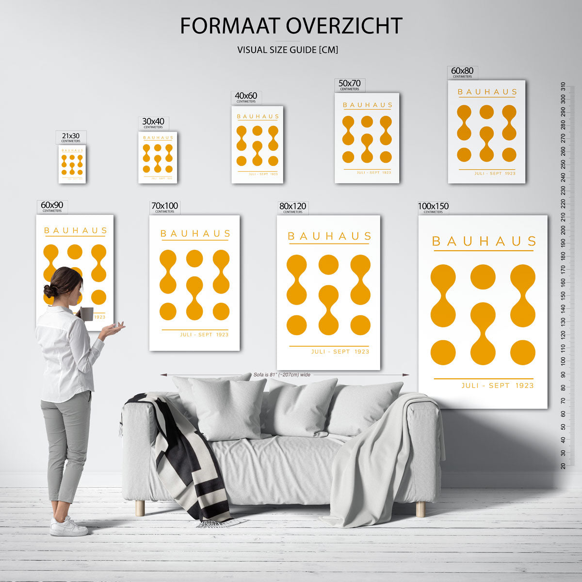 Vormen en vlakken Poster