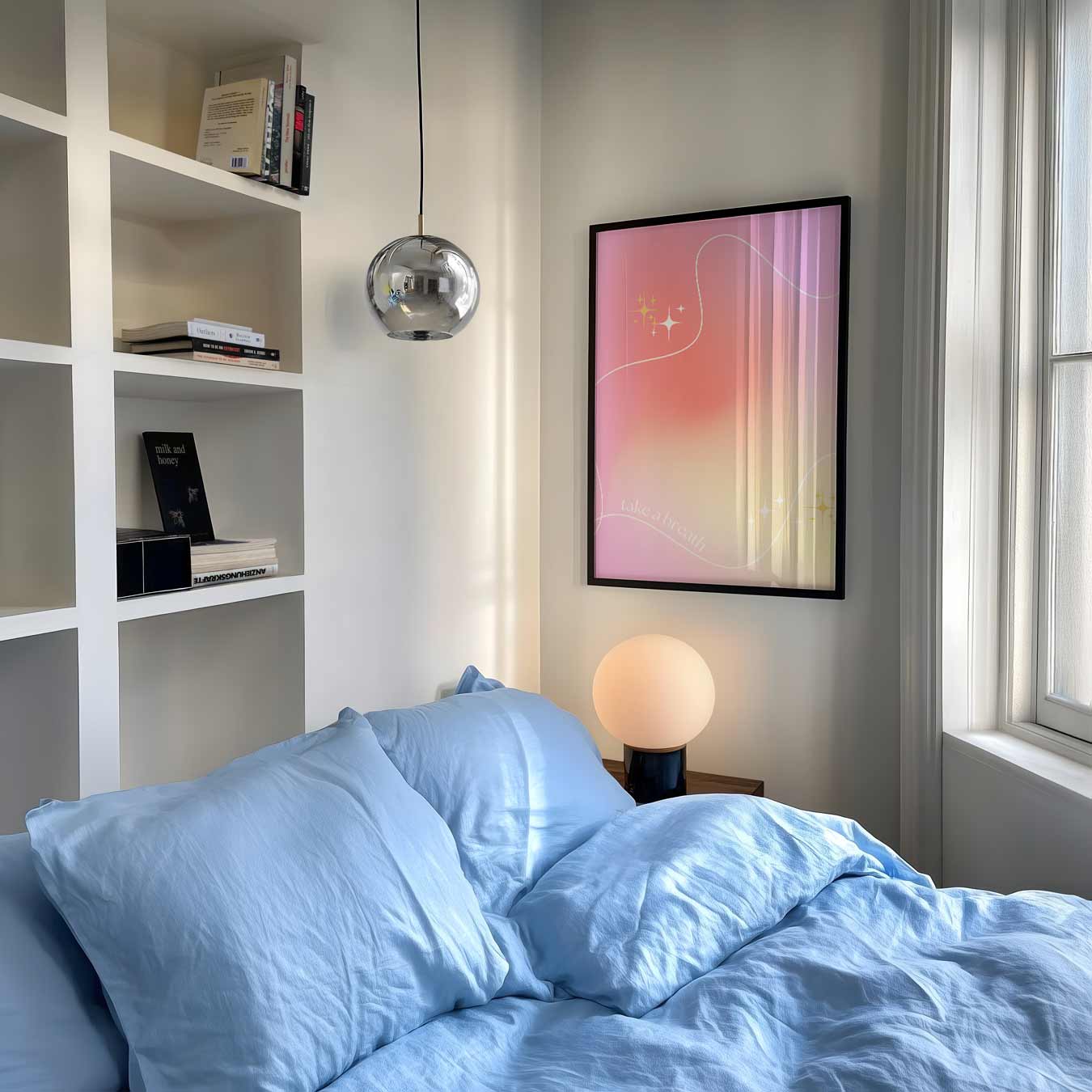 Inspirerende Ademhalingsposter-WallArtistic