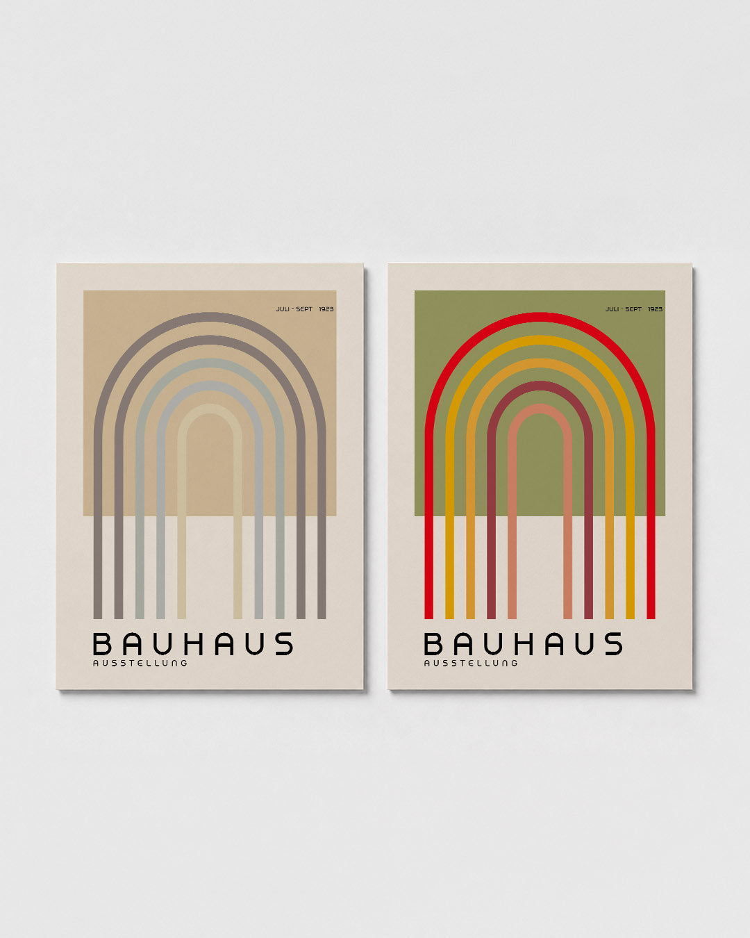 Boogvormen en lijnen Posterset