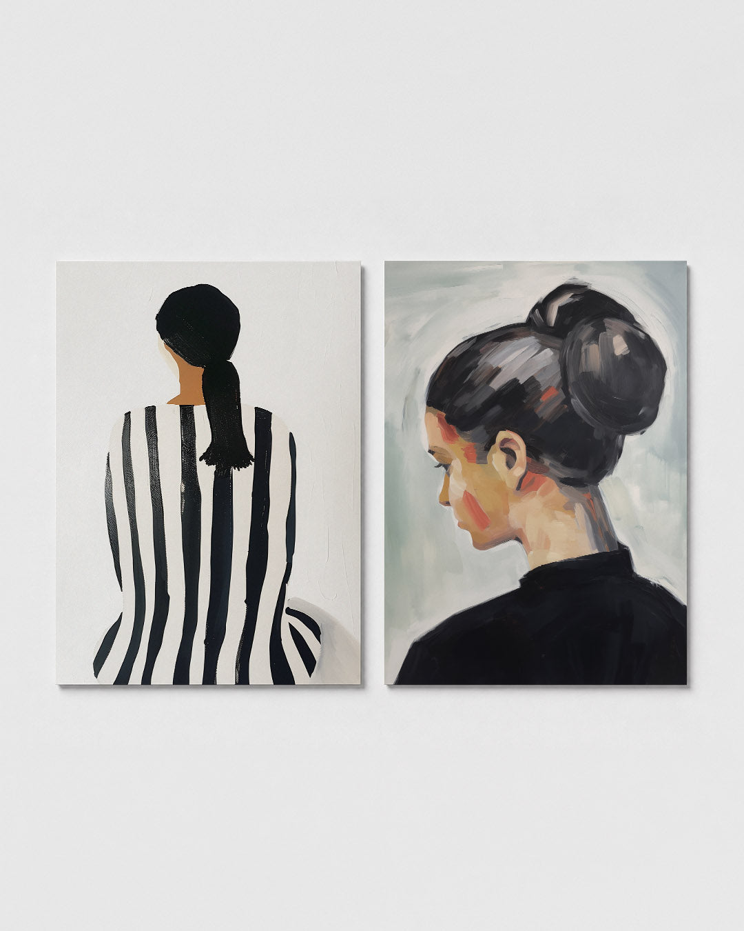 Gestreepte vormen Posterset