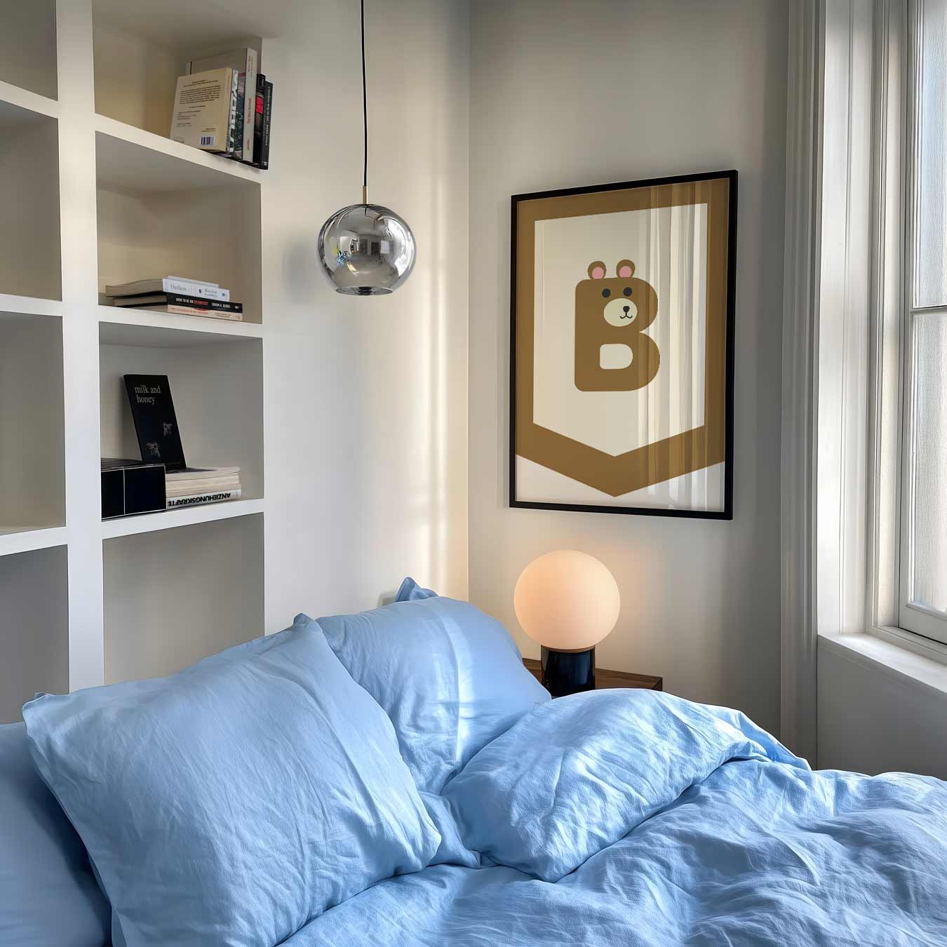 Schattige Berenalfabet Poster-WallArtistic