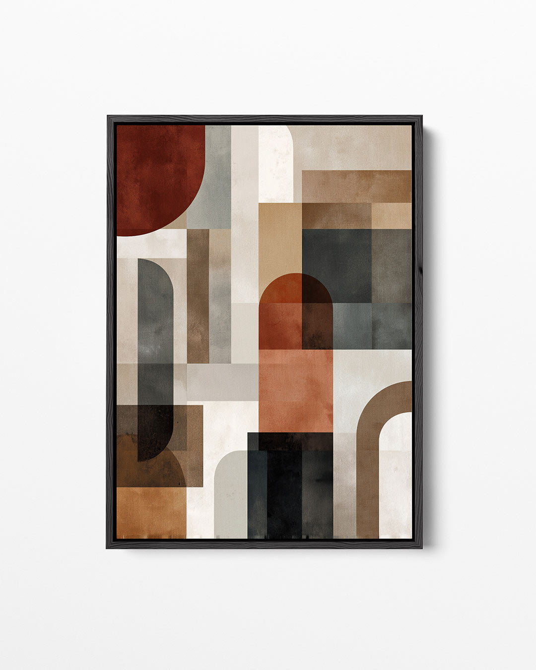 Geometrische vormen compositie Kunstwerk