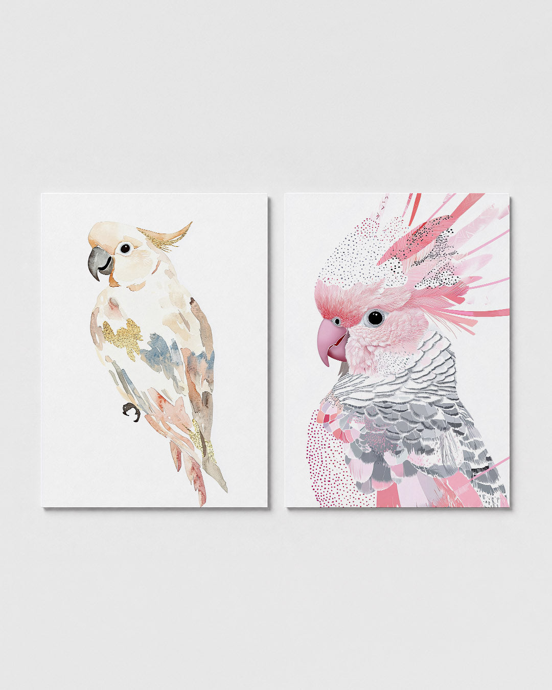 Vogel in waterverf Posterset