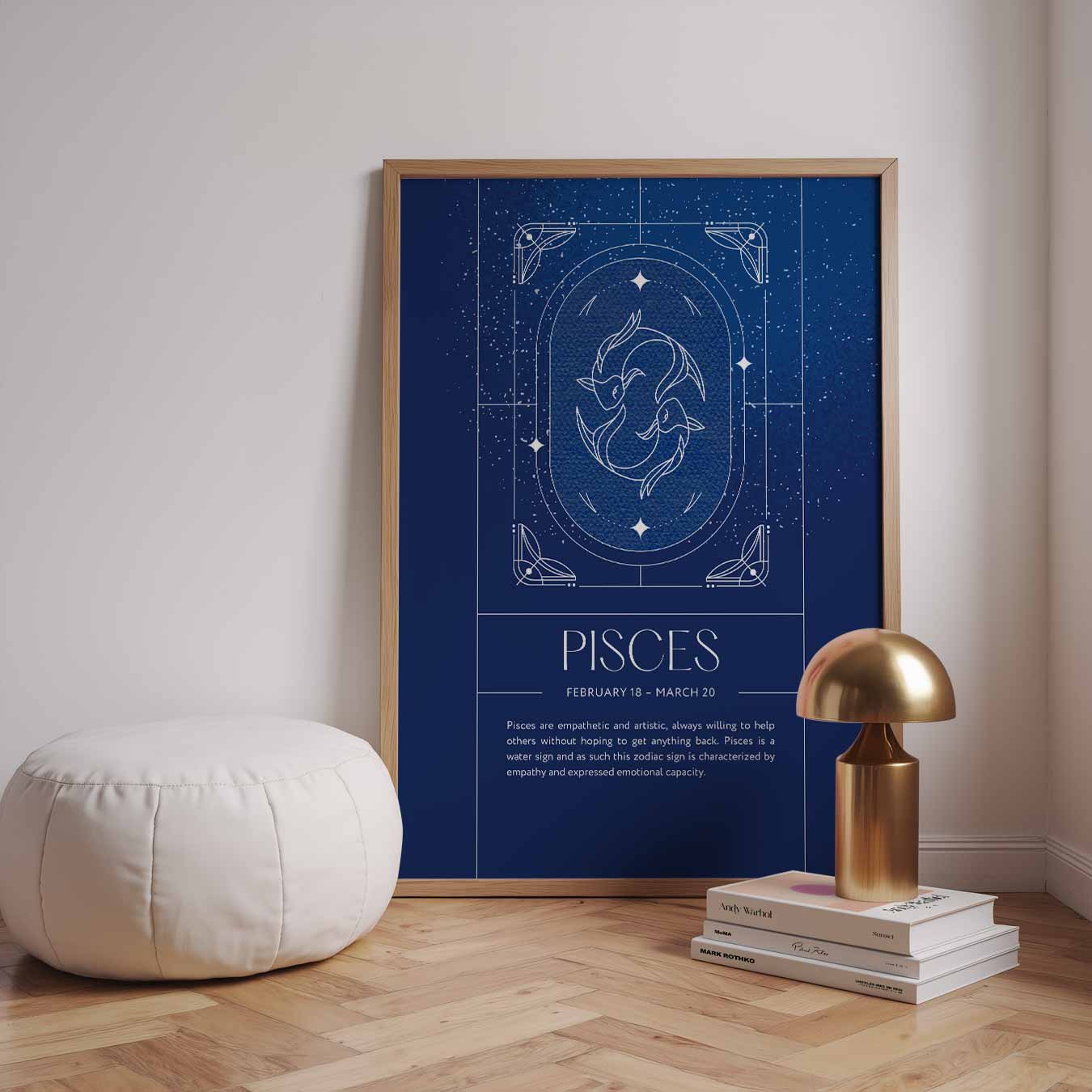 Pisces Zodiac Poster-WallArtistic