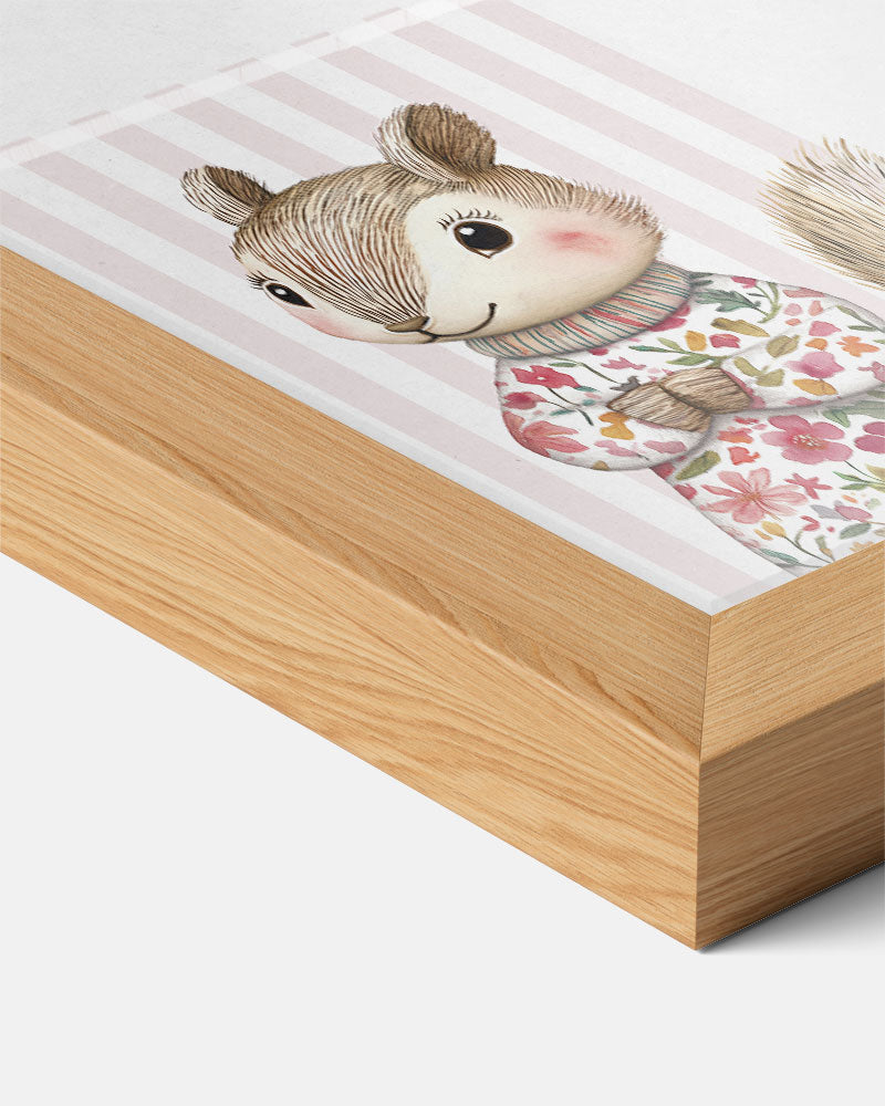 Schattige Eekhoorn Poster-WallArtistic