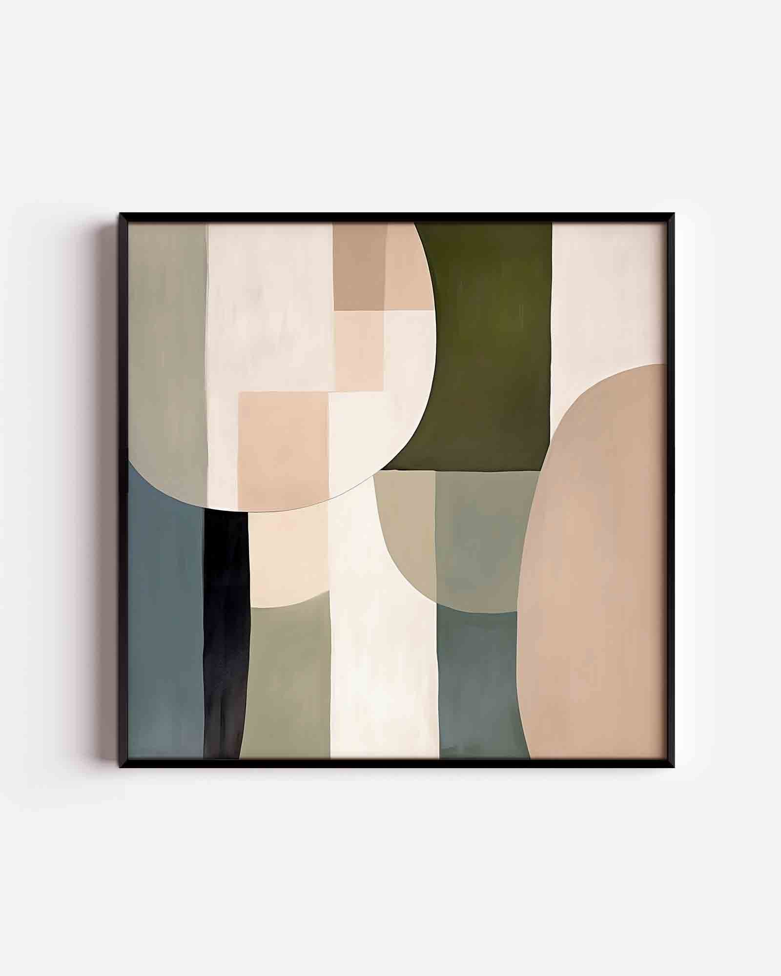 Abstracte vormen Poster
