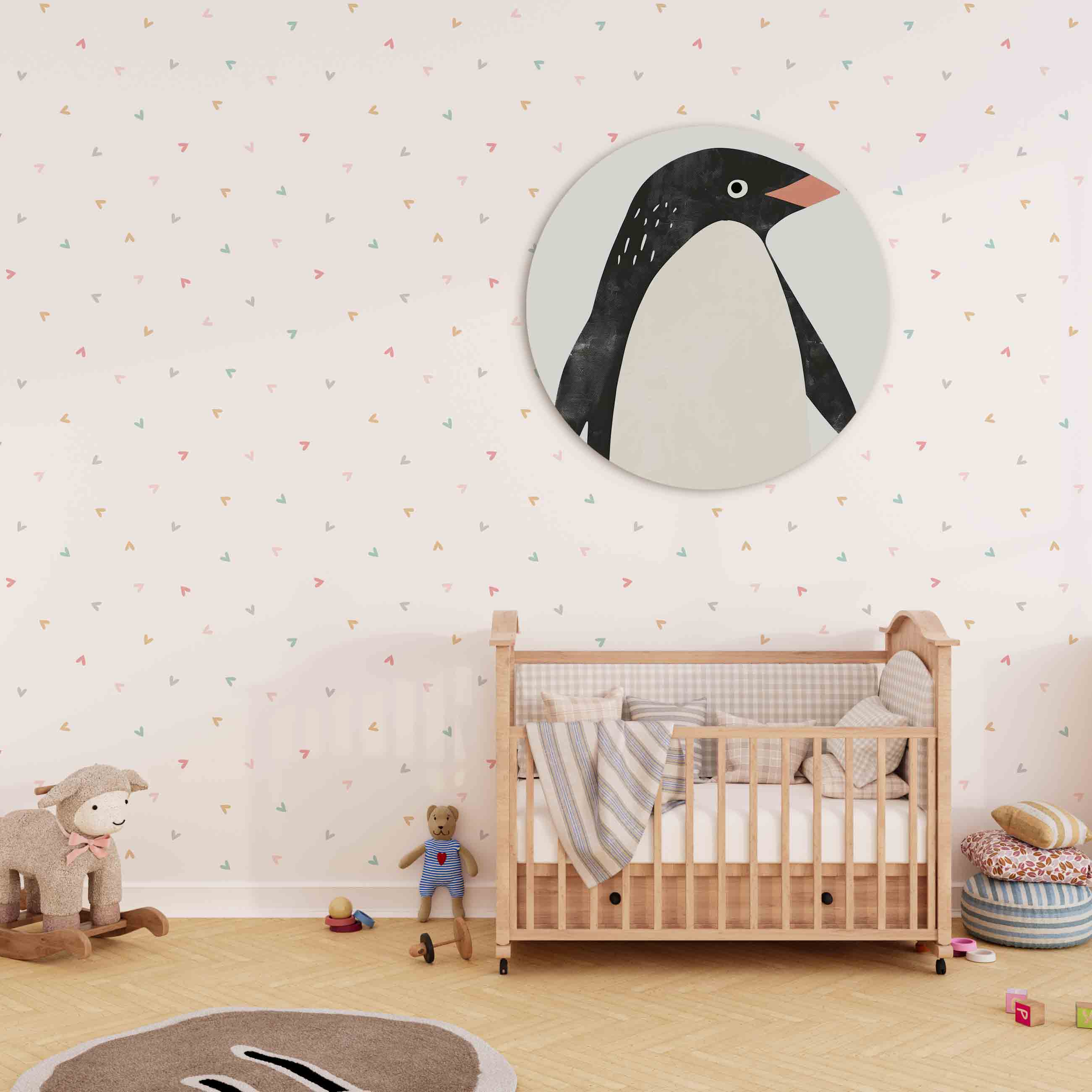 Pinguïn Muurcirkel