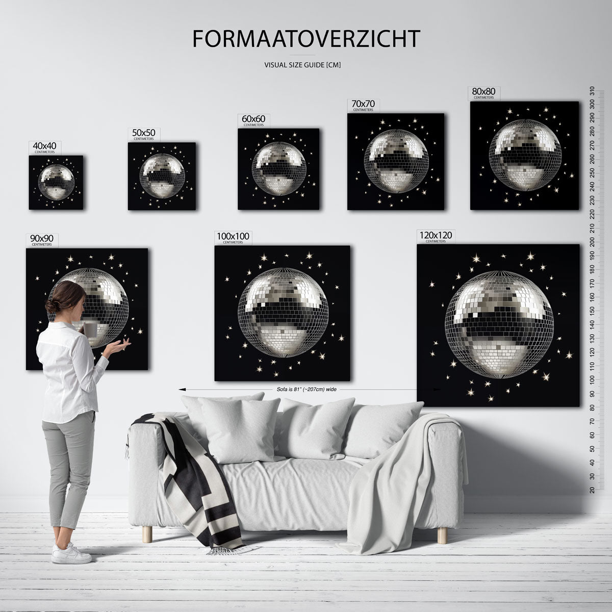 Discobal met sterren Poster