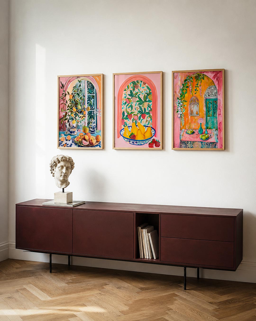 Fruitige kleurexplosie Posterset