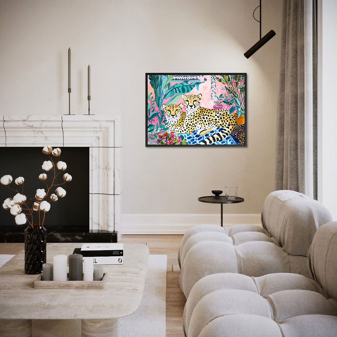 Kleurrijke dierenwereld Kunstwerk