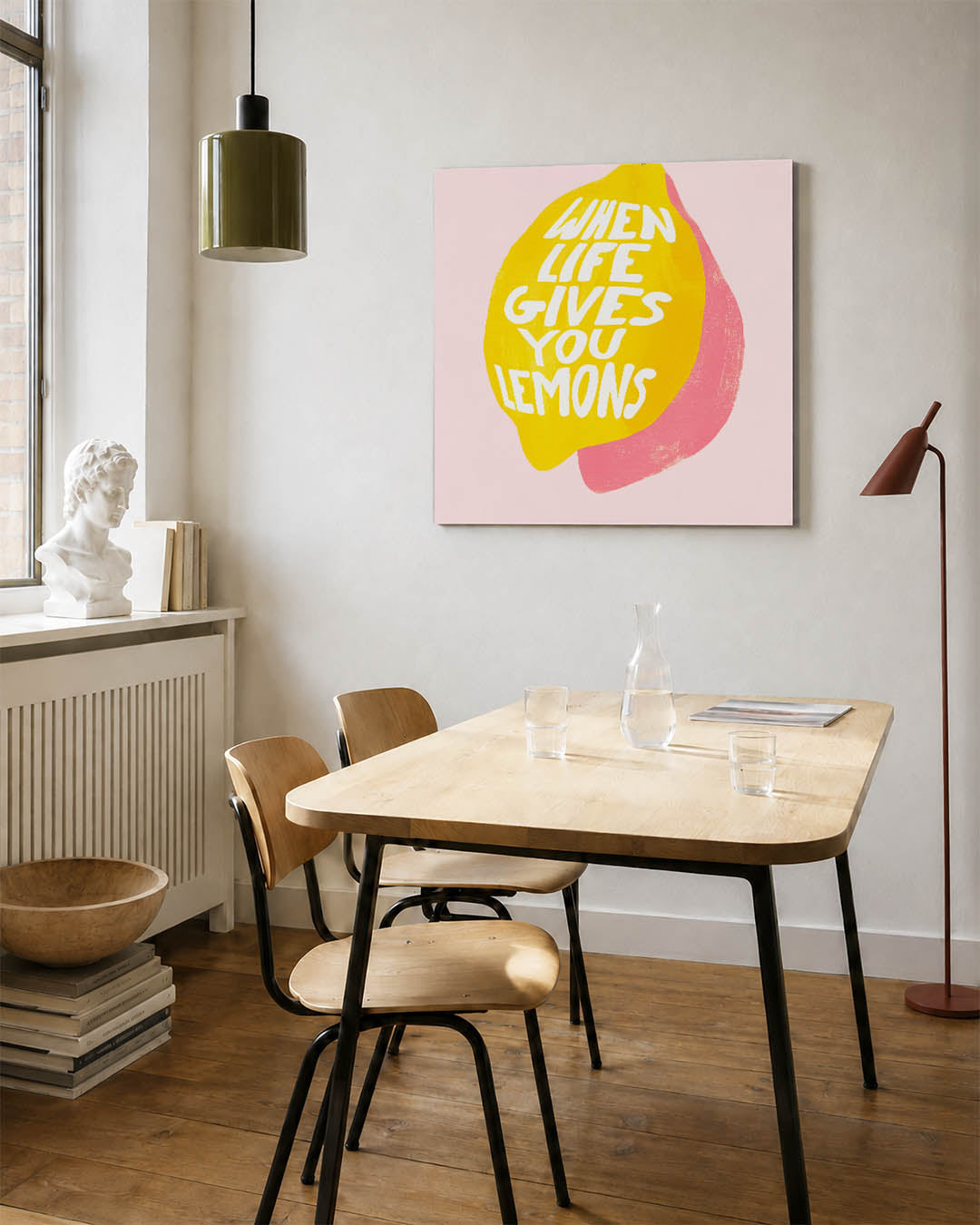 Citrus inspiratie Kunstwerk