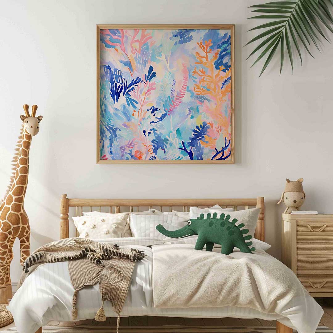 Abstracte bladeren Poster