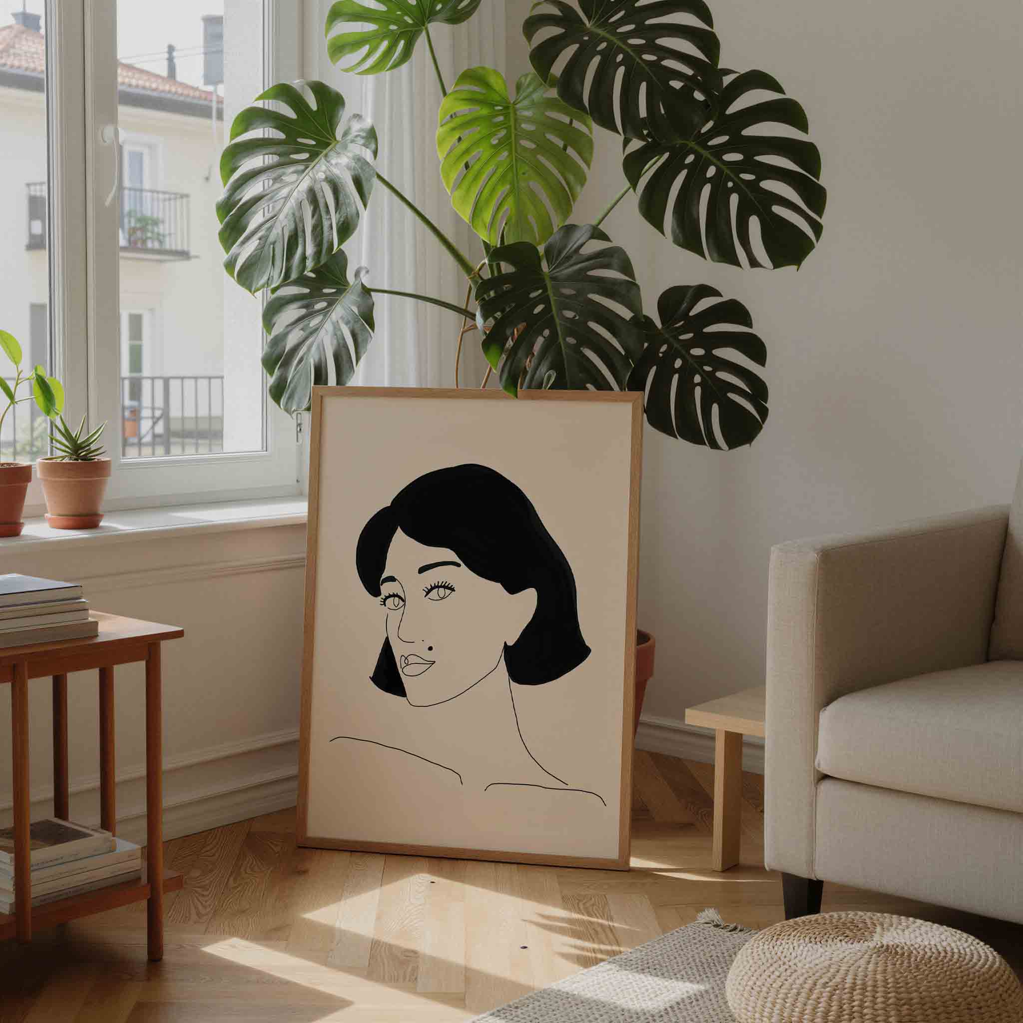 Vrouwelijk portret Poster