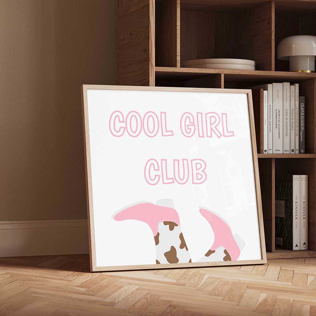 Cool girl club Poster